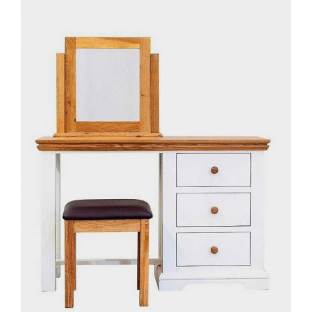 Oak 04 : Bàn Trang Điểm + Ghế Đôn + Gương 45 x 55cm